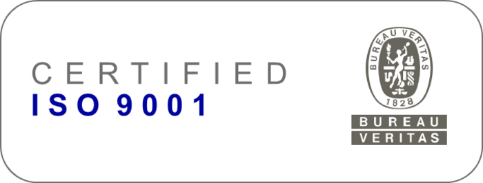 Bureau Veritas certified ISO 9001